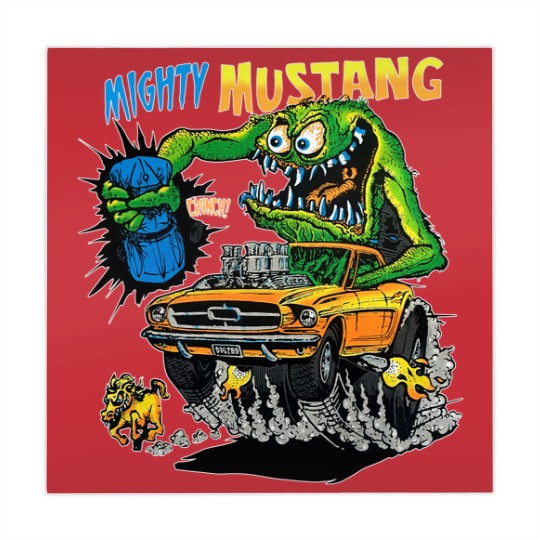 Discover ED ROTH RAT FINK ORIGINAL MIGHTY MUSTANG BLACK Mahjong Mats