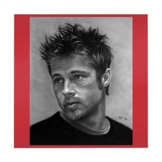 Discover Brad Pitt drawing Classic Unisex Mahjong Mats
