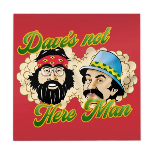 Discover Daves Not Here Man Mahjong Mats, Cheech And Chong Mahjong Mats