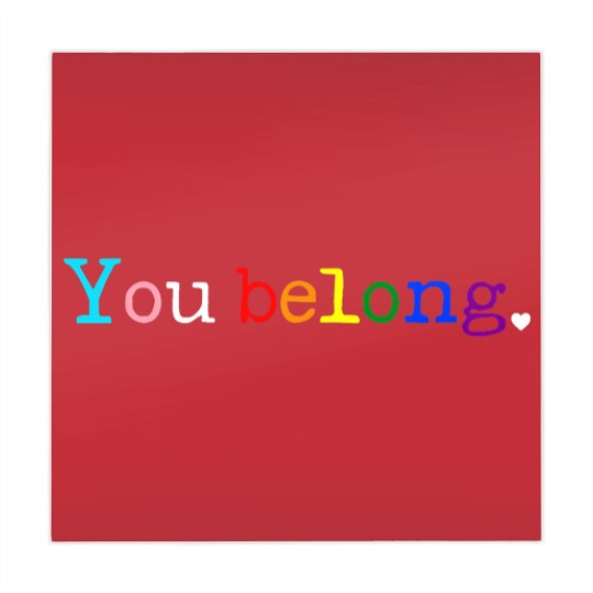 Discover Gay Pride LGBT Support And Respect You Belong Transgender Mahjong Mats