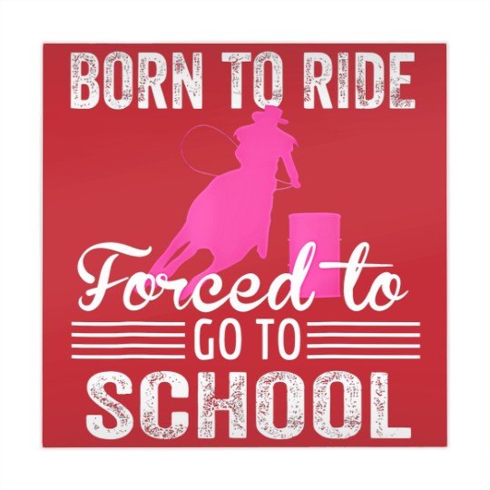 Discover Born Ride Horse Forced To Go To School Funny Barre Mahjong Mats