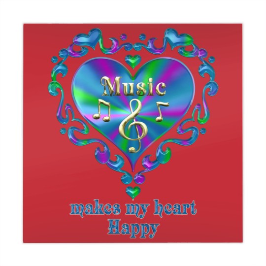 Discover Music Makes My Heart Happy Mahjong Mats