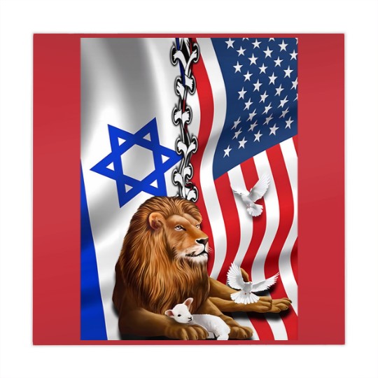 Discover American Israel Israeli Flag, Lion Of Judah American Israeli Flag Mahjong Mats