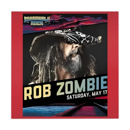 Discover Rob Zombie Boardwalk Rock At Ocean City MD On May 17-18-2025 Mahjong Mats