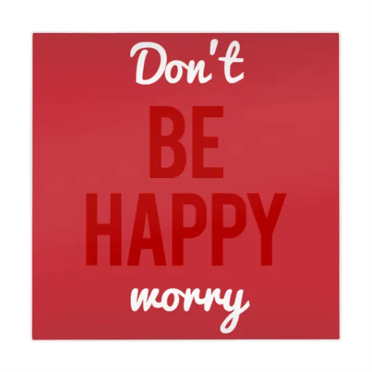 Discover Don't Worry Be Happy or Don't Be Happy Worry Mahjong Mats