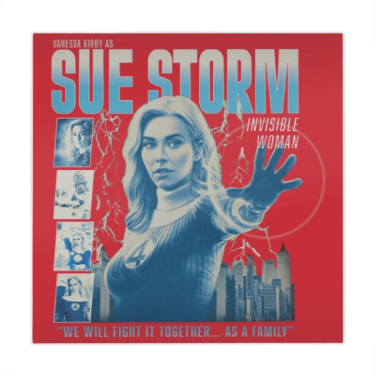 Discover Vintage Sue Storm File Invisible Woman Mahjong Mats, Fantastic Four First Steps Mahjong Mats