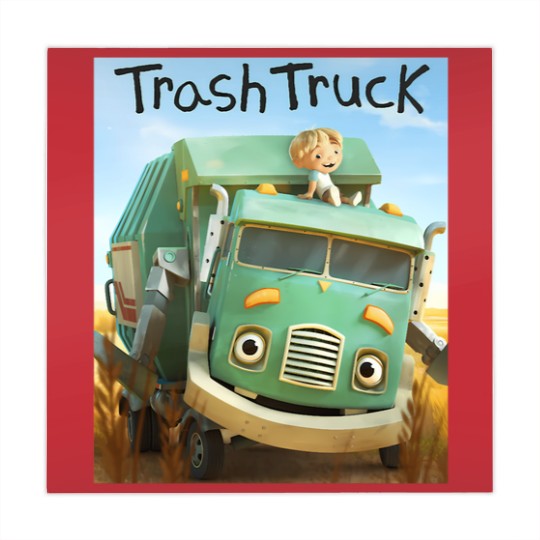 Discover hank and trash truck cartoon Mahjong Mats