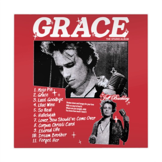 Discover Jeff Buckley Mahjong Mats, Jeff Buckley Mystery White Boy Tour