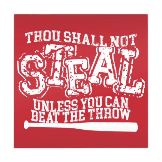 Discover Thou Shall Not Steal Unless You Can Beat The Throw Mahjong Mats, Baseball Mahjong Mats