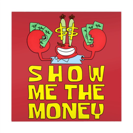 Discover Mr Krabs Show Me The Money Mahjong Mats