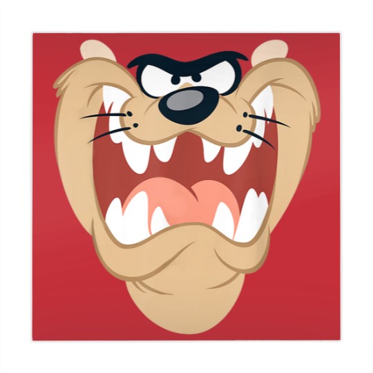 Discover Looney Tunes Taz Face Mahjong Mats, Tasmanian Devil Face Mahjong Mats
