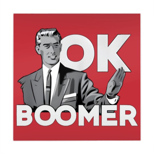 Discover Funny Millennial OK Boomer Humor  Saying Mahjong Mats