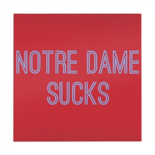 Discover ND Sucks (Navy Text) - ND Sucks - Mahjong Mats