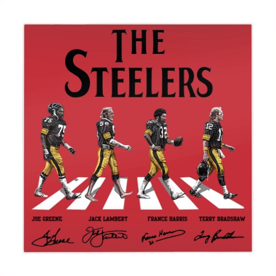 Discover The Stee lers Walking Abbey Road Signatures Mahjong Mats