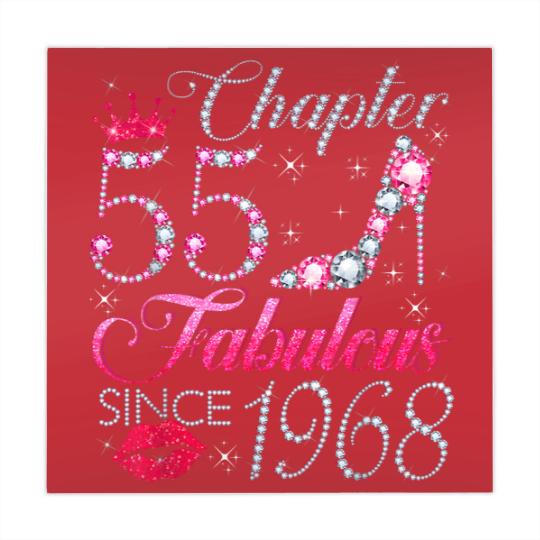 Discover chapter 55 fabulous since 1968 55th birthday gift for women Mahjong Mats
