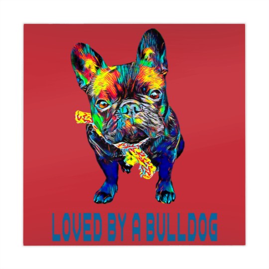 Discover French Bulldog Pet Mens Loved by a bulldog French Bulldog Funny Sayings Mahjong Mats