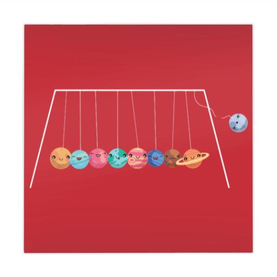Discover Planets, solar system, Newton's cradle (1) Mahjong Mats
