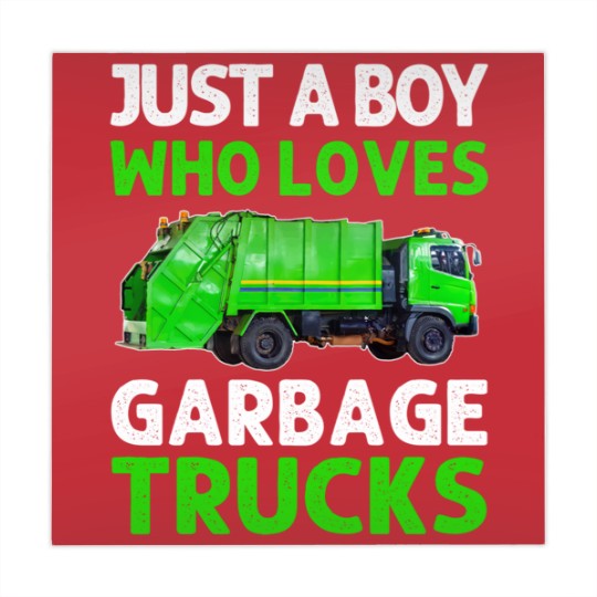 Discover Just A Boy Who Loves Garbage Trucks Mahjong Mats