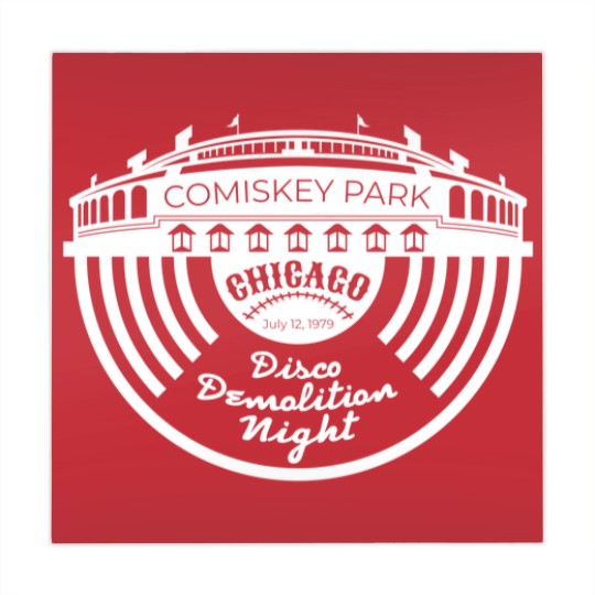 Discover old comiskey park vintage disco demolition night Mahjong Mats