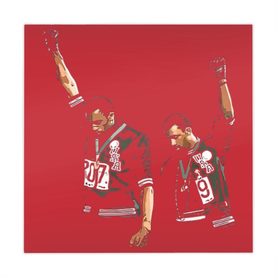 Discover Tommie-Smith-John-Carlos-And-The-1968-Black-Power-Salute BEAUTY Mahjong Mats