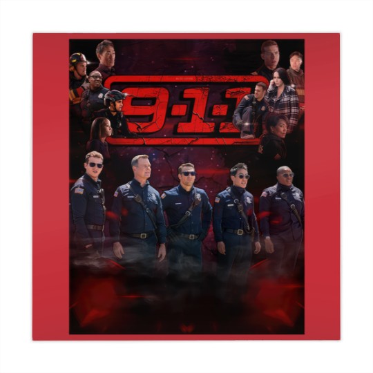 Discover 9-1-1  Cast Purple Red Haze Mahjong Mats