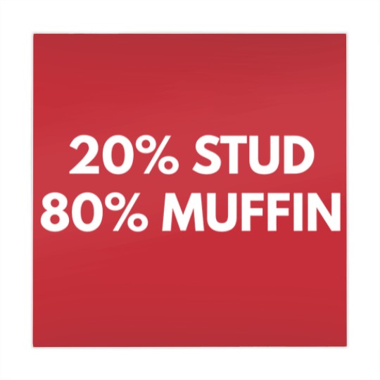 Discover 20% Stud 80% Muffin Mahjong Mats - Funny Humor Tees