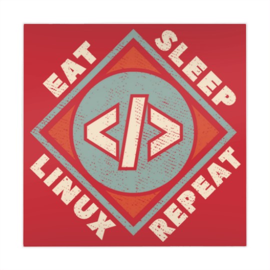 Discover Linux - Eat Sleep Linux Repeat Mahjong Mats