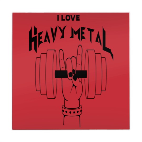 Discover I Love Heavy Metal Mahjong Mats
