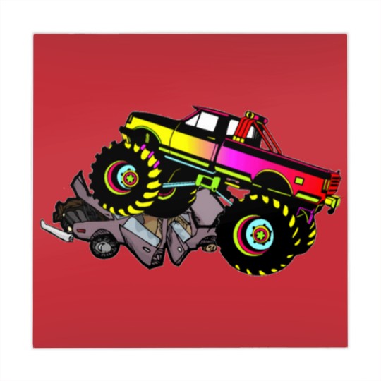 Discover Monster Truck Mahjong Mats
