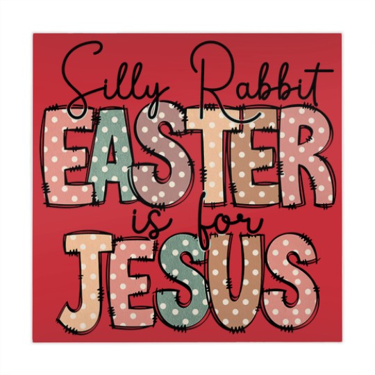 Discover Kids Easter Mahjong Mats, Silly Rabbit, Easter is for Jesus Mahjong Mats