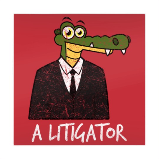 Discover A Litigator Alligator Lawyer Attorney Law Distress Mahjong Mats