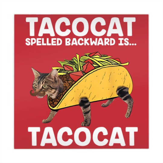 Discover Funny Taco Cat Vintage Mahjong Mats