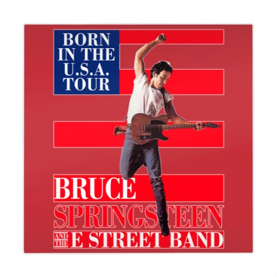 Discover Bruce Springsteen Born In Usa Tour Mahjong Mats, Bruce Springsteen Usa Flag Mahjong Mats