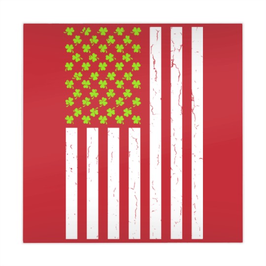Discover Shamrock American Flag Mahjong Mats
