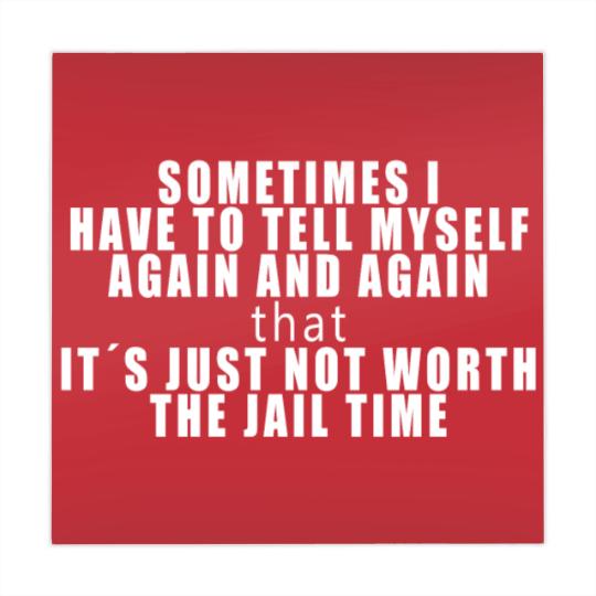 Discover IT´S JUST NOT WORTH THE JAIL TIME! FUNNY GIFT IDEA Mahjong Mats