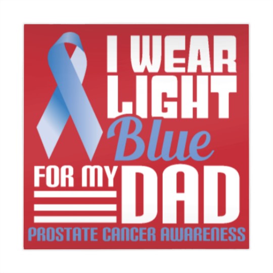 Discover I Wear Light Blue For Dad Mahjong Mats Prostate Cancer