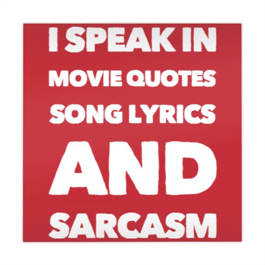 Discover I Speak Movie Quotes Song Lyrics And Sarcasm Mahjong Mats