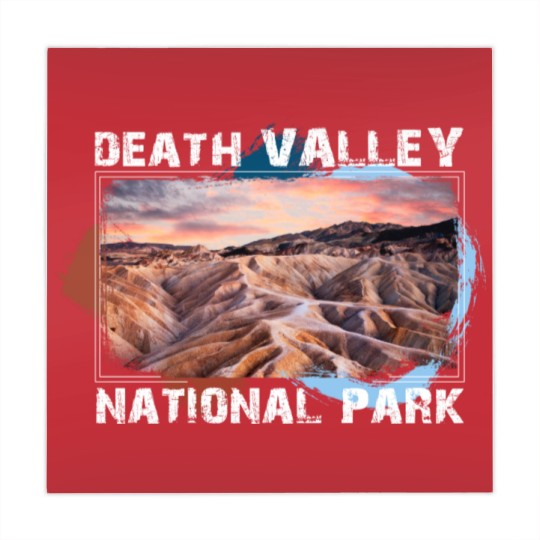 Discover Death Valley National Park Mahjong Mats with Sunset Scene