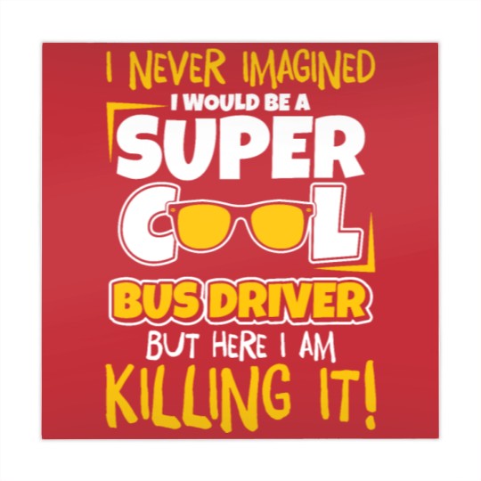 Discover Bus Driver Bus Driver Gifts Bus School Bus Mahjong Mats