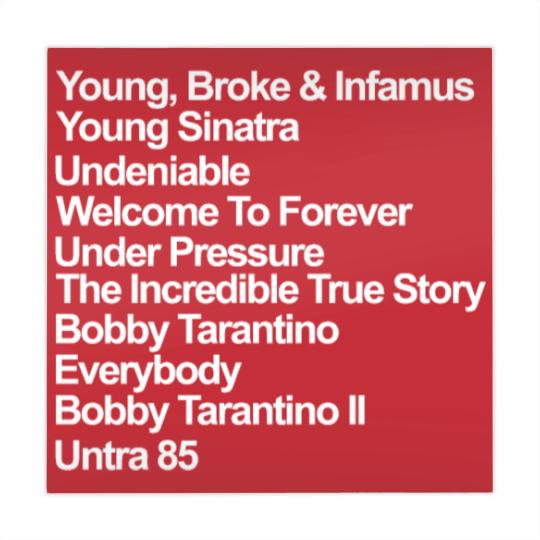 Discover Young broke and infamous young sinatra undeniable Mahjong Mats