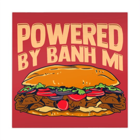 Discover Powered By Banh Mi Funny Vietnamese Food Gift Mahjong Mats