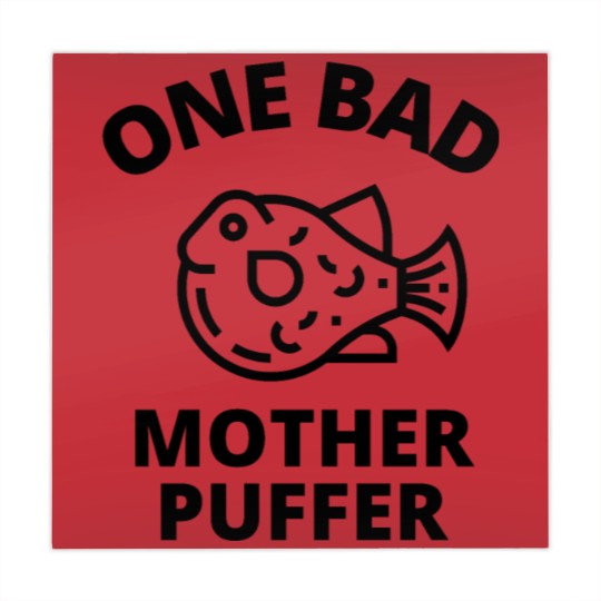 Discover One bad mother puffer Mahjong Mats