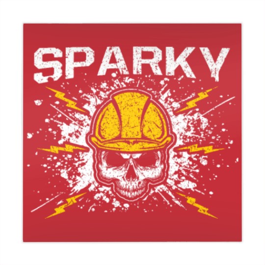 Discover Sparky Grounded Voltage Electrician Lineman Skull Mahjong Mats