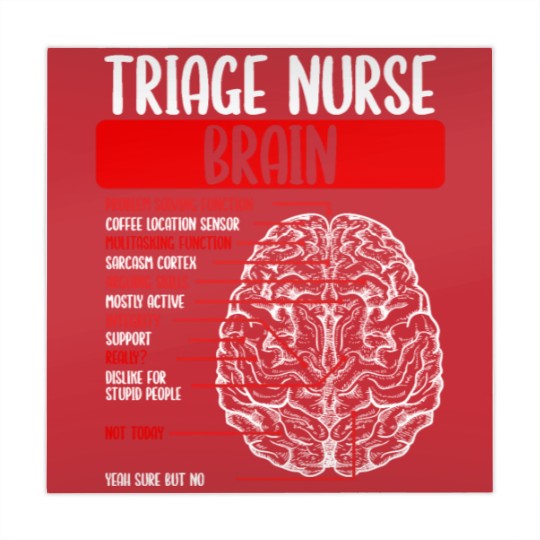 Discover Triage Nursing Badge Reel Funny Triage Nurse Mahjong Mats