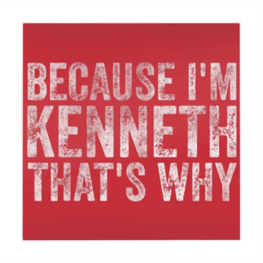 Discover Funny Personalized Name Because I'm Kenneth That's Mahjong Mats