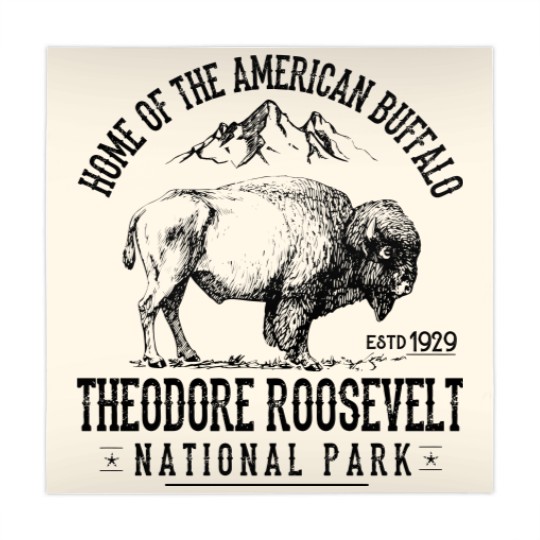 Discover Theodore Roosevelt National Park Souvenirs Hiking Adventure - Theodore Roosevelt - Mahjong Mats