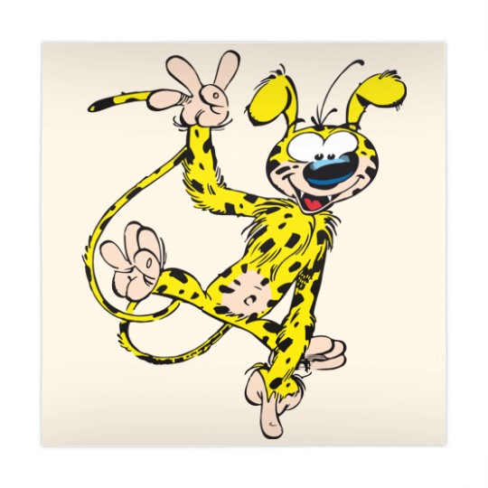 Discover Marsupilami waving Mahjong Mats