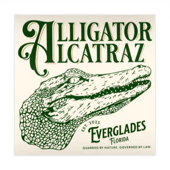 Discover Alligator Alcatraz Mahjong Mats, Everglades Florida Parody,  Swamp Humor Mahjong Mats, Dark Humor Mahjong Mats