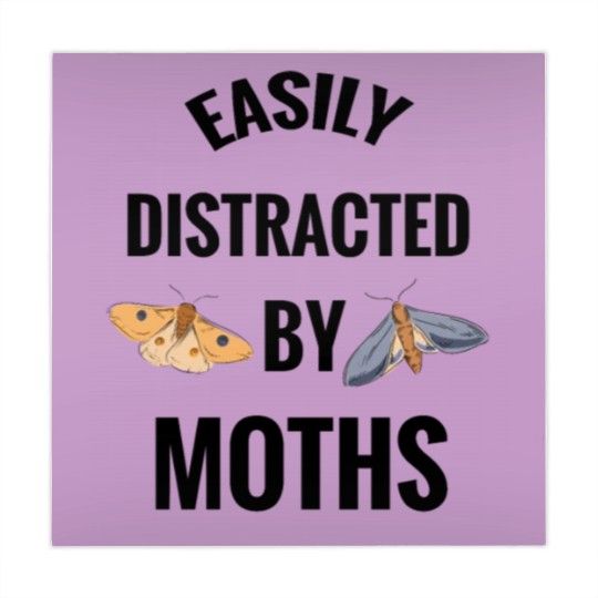 Discover Easily Distracted By Moths | Moth Lover Gift Moon Mahjong Mats