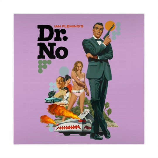 Discover James Bond Dr.No V2 Mahjong Mats Vintage Movie Mahjong Mats